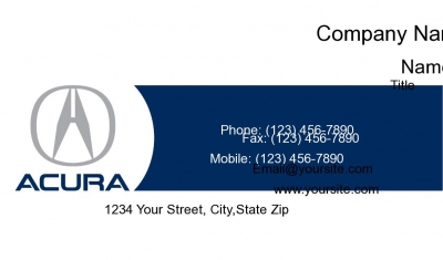 Acura Business Card 02